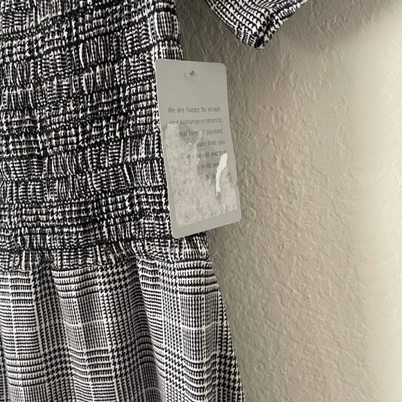 Velvet Torch plaid printed ruffle sleeves dress - Picture 7 of 8